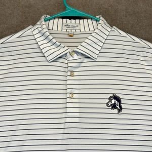 Peter Millar Summer Comfort Polo Shirt Mens XL Forsyth Country Day School Furies
